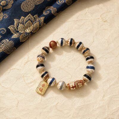 Himalayan Dzi Joy & Protection Bracelet