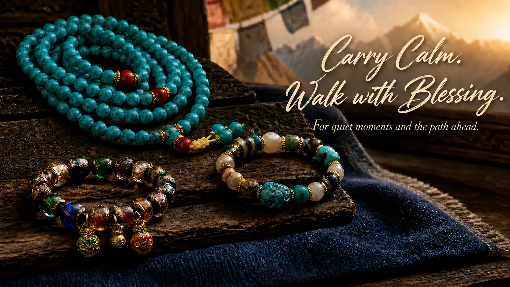 himalayan ritual turquoise mala hero