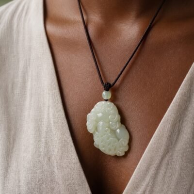 Jade Coin Pixiu Wealth Guardian Pendant Necklace