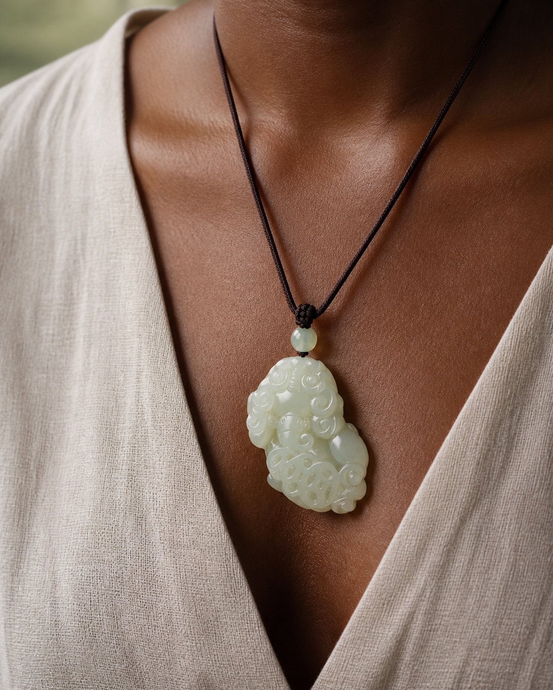 Jade Coin Pixiu Wealth Guardian Pendant Necklace