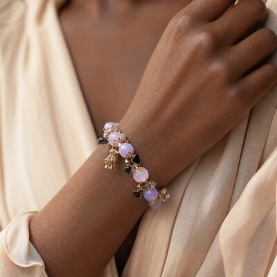 Lavender Fairy Star Bracelet