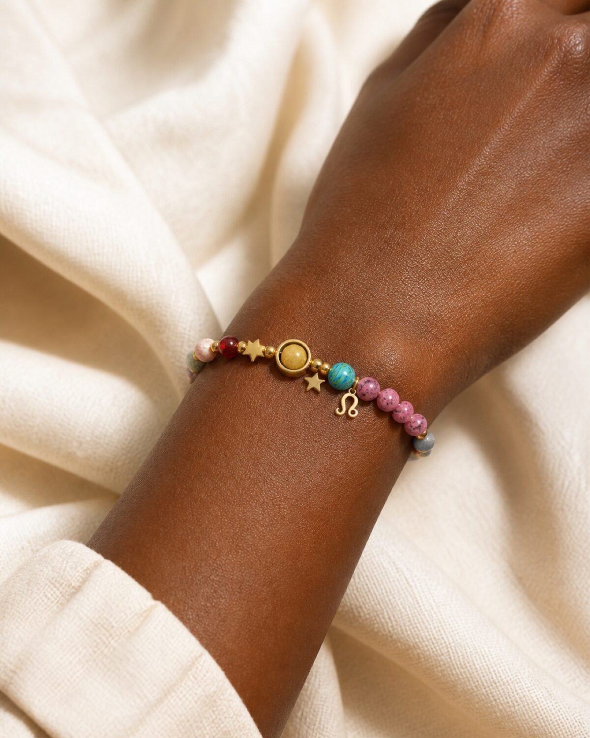 Leo Rose Zodiac Totem Bracelet