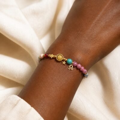 Leo Rose Zodiac Totem Bracelet
