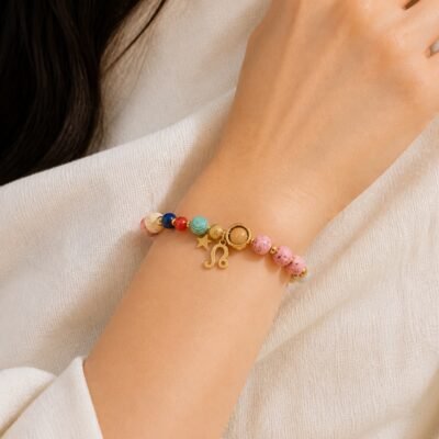 Leo Rose Zodiac Totem Bracelet
