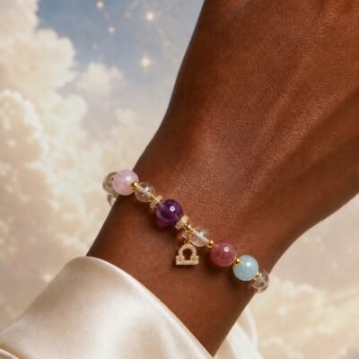 Libra Harmony Glow Zodiac Crystal Bracelet