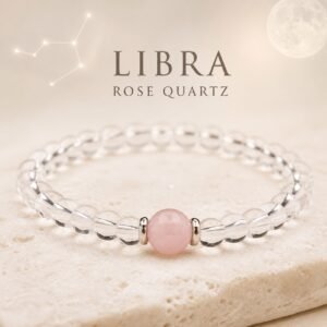 Celestial Birthstone Crystal Bracelet — Choose Your Sign - Libra