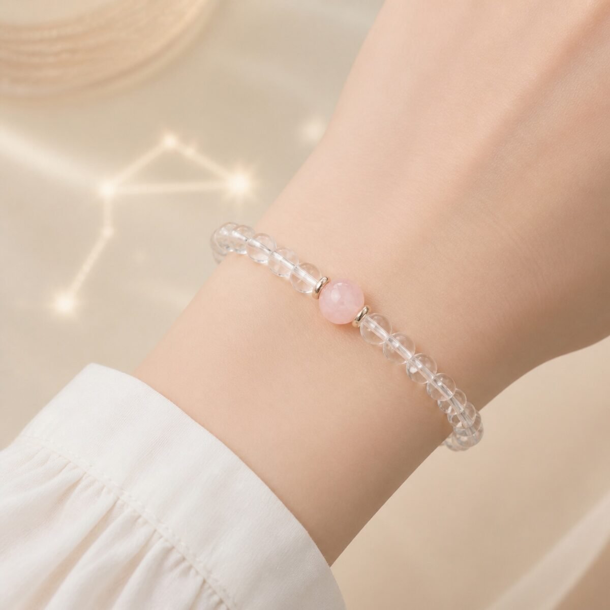 Libra Celestial Birthstone Crystal Bracelet