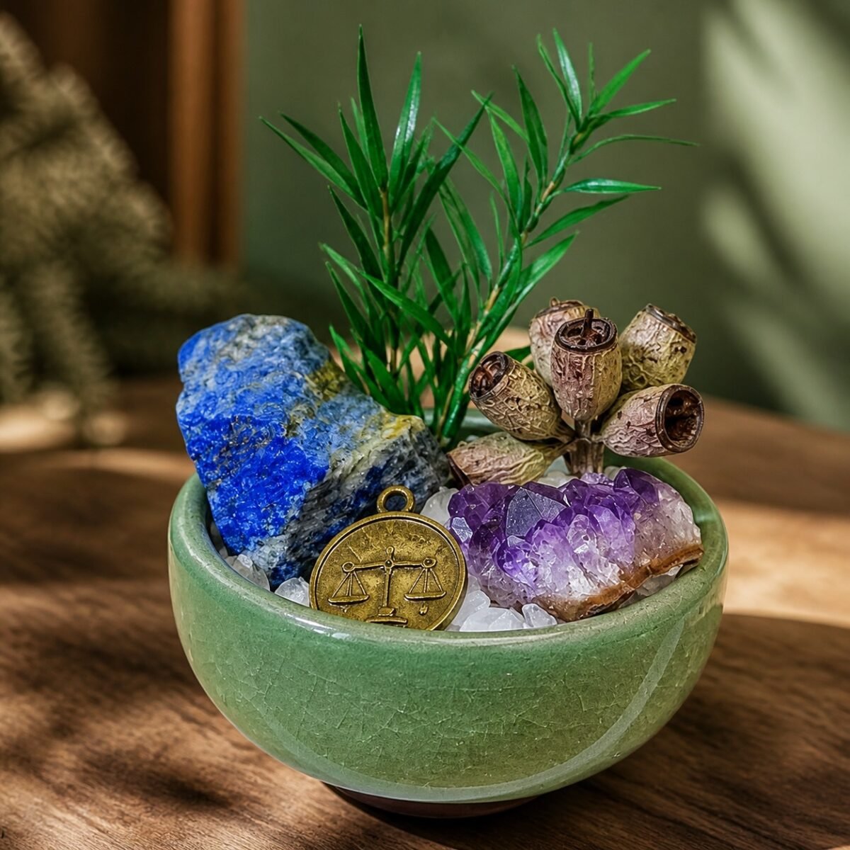 Libra Crystal Micro-Landscape Desk Decor