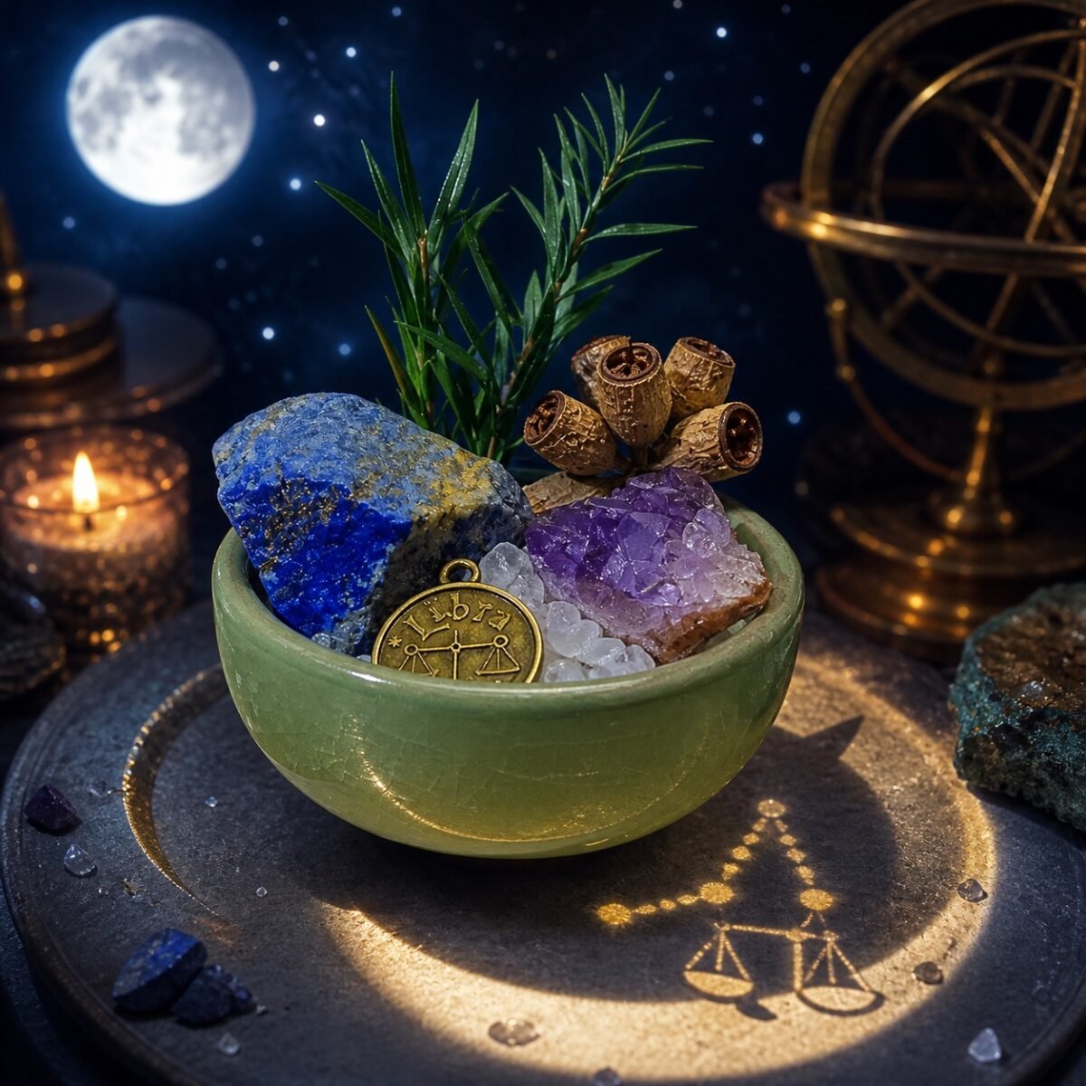 Libra Crystal Micro-Landscape Desk Decor