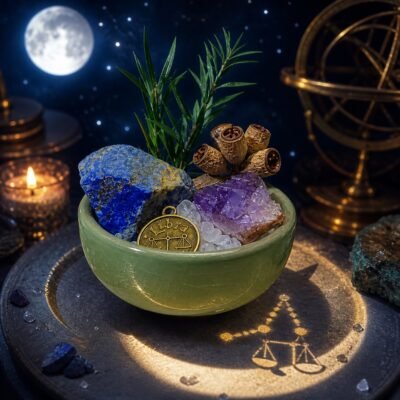 Libra Crystal Micro-Landscape Desk Decor