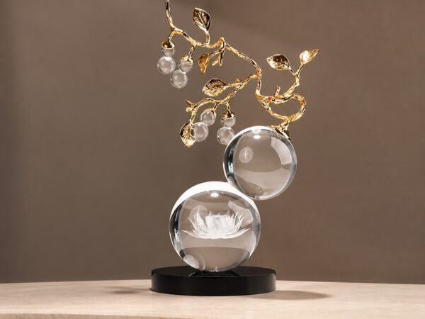 lotus-crystal-gourd-harmony-display-main Lotus Crystal Gourd Harmony Display