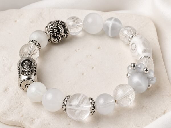 Clear Mind Vajra Crystal Bracelet