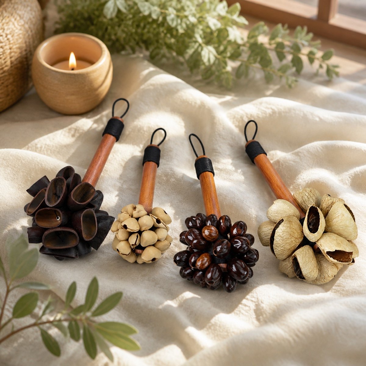 Natural Seed Shell Shaker