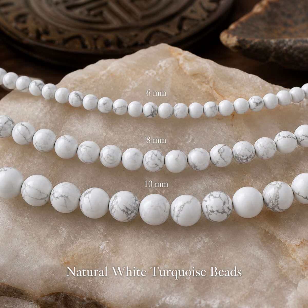 natural-white-turquoise-beads-text-main Premium Natural White Turquoise Beads for DIY Mala Making