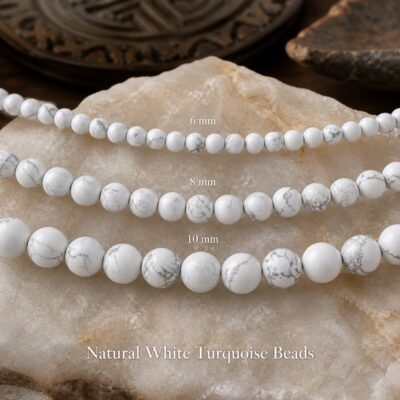 natural-white-turquoise-beads-text-main Premium Natural White Turquoise Beads for DIY Mala Making