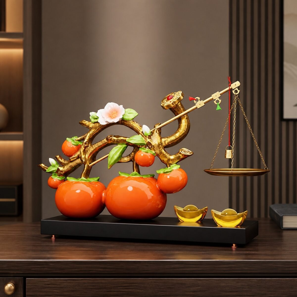 persimmon-ruyi-balance-feng-shui-display-classic-balance Persimmon Ruyi Balance Feng Shui Display