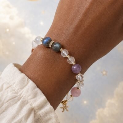 Pisces Ocean Dream Zodiac Crystal Bracelet