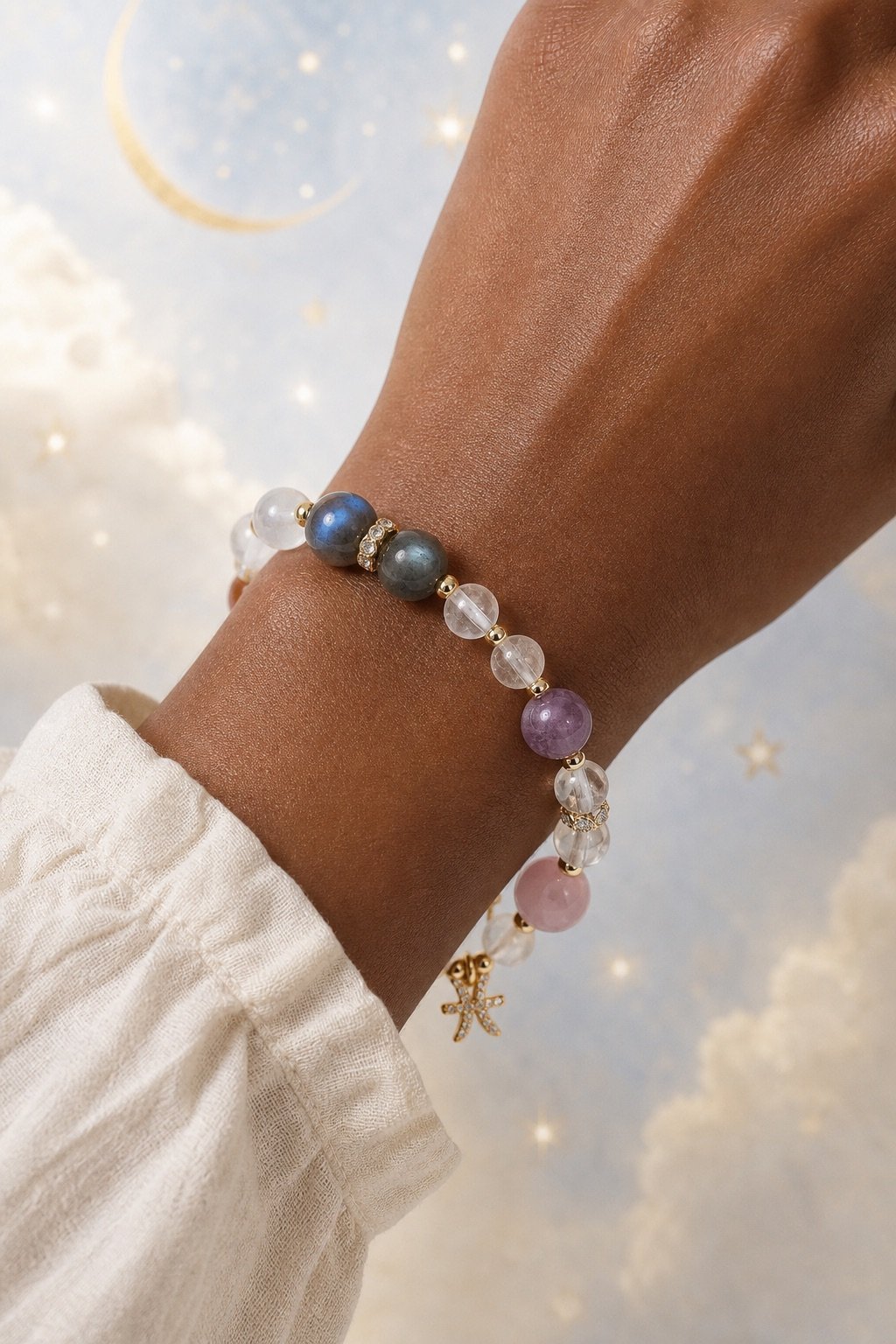 Pisces Ocean Dream Zodiac Crystal Bracelet