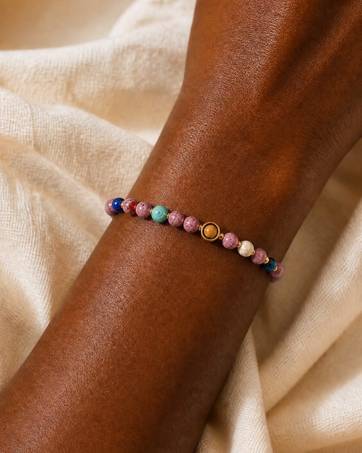 Pisces Rose Zodiac Totem Bracelet