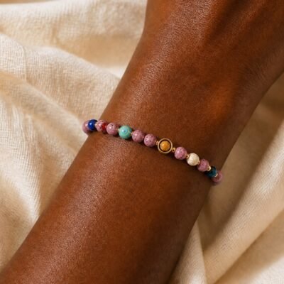Pisces Rose Zodiac Totem Bracelet