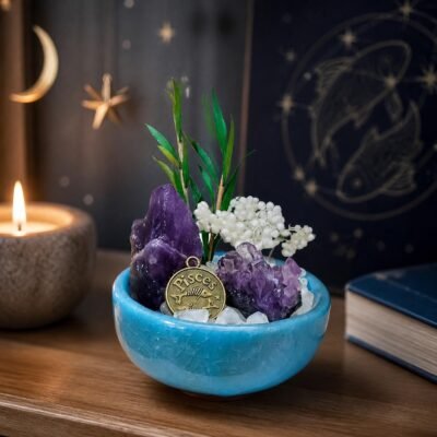 Pisces Crystal Micro-Landscape Desk Decor