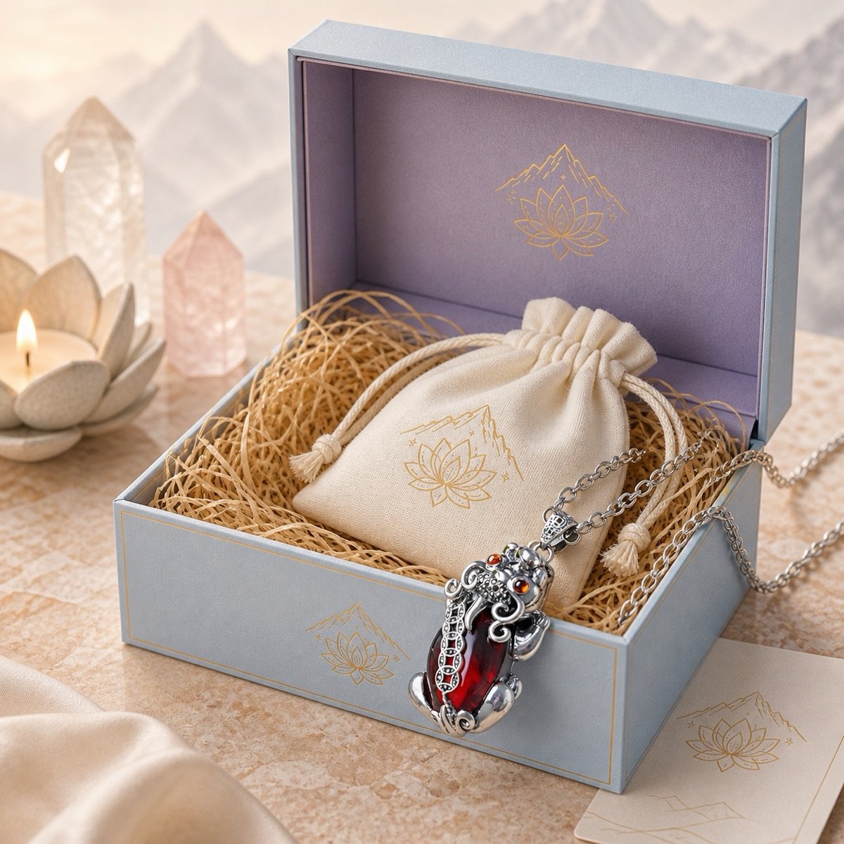 Pixiu Wealth Guardian Feng Shui Necklace