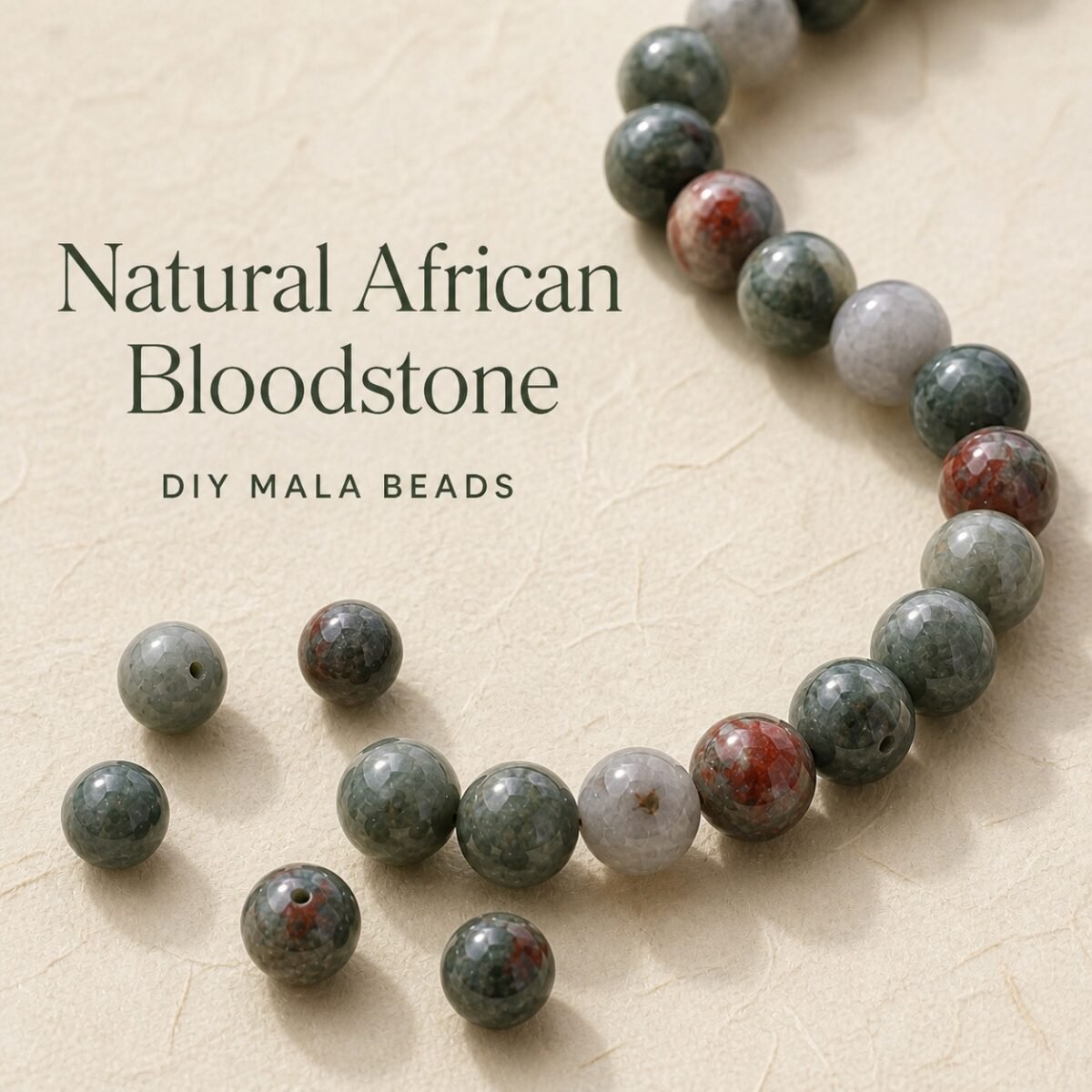 premium-african-bloodstone-loose-beads-diy-mala-text-main Premium Natural African Bloodstone Loose Beads for DIY Mala
