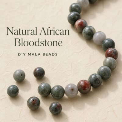 premium-african-bloodstone-loose-beads-diy-mala-text-main Premium Natural African Bloodstone Loose Beads for DIY Mala
