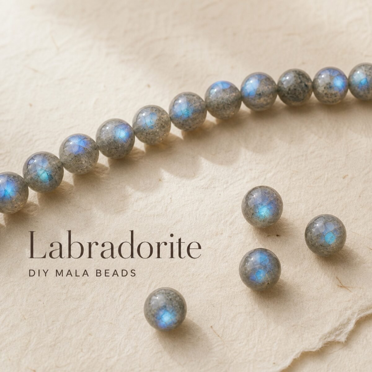 premium-labradorite-loose-beads-diy-mala-text-main Premium Labradorite Loose Beads for DIY Mala