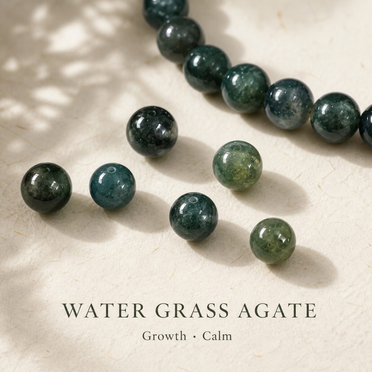 Premium Natural Agate Loose Beads for DIY Mala