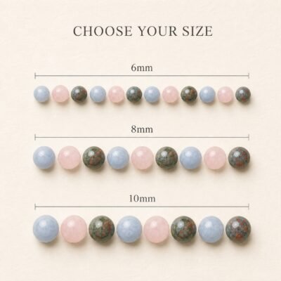 Premium Snowflake Obsidian Loose Beads for DIY Mala
