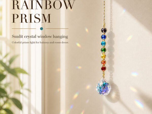 Rainbow Crystal Prism Suncatcher