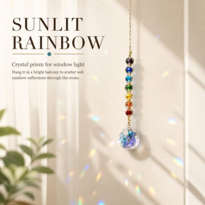 Rainbow Crystal Prism Suncatcher