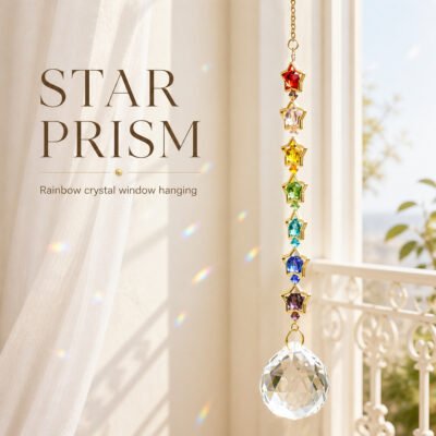 Rainbow Crystal Prism Suncatcher