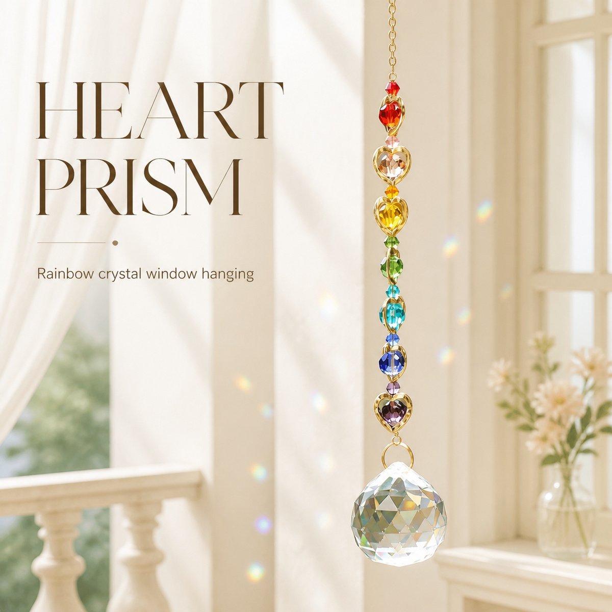 Rainbow Crystal Prism Suncatcher