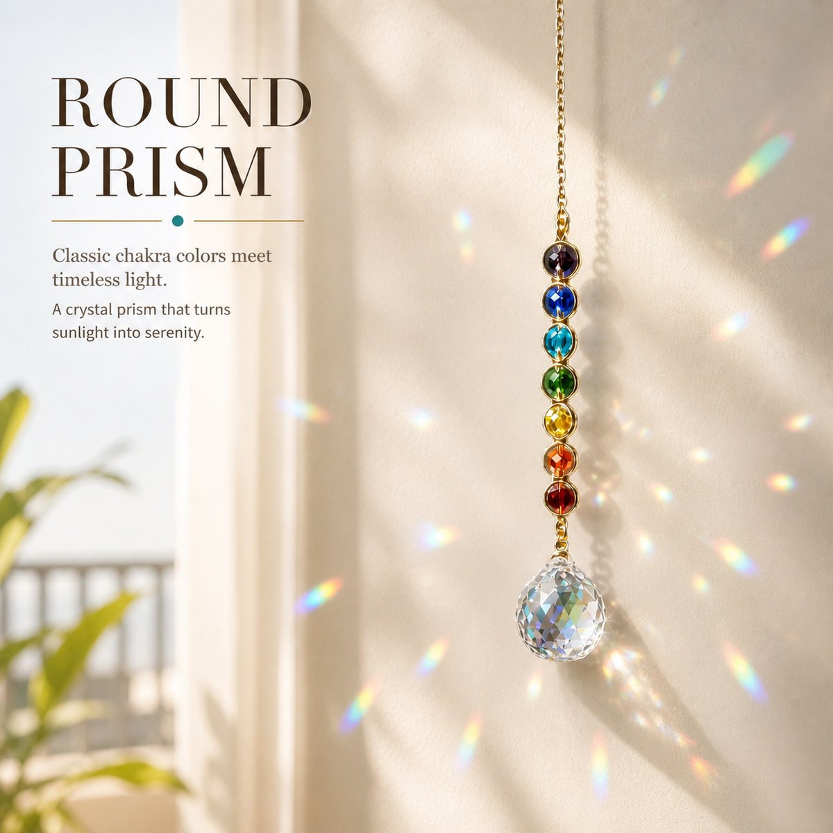 Rainbow Crystal Prism Suncatcher