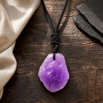 raw-crystal-talisman-pendant-collection-03-amethyst Amethyst raw crystal pendant with adjustable black braided cord