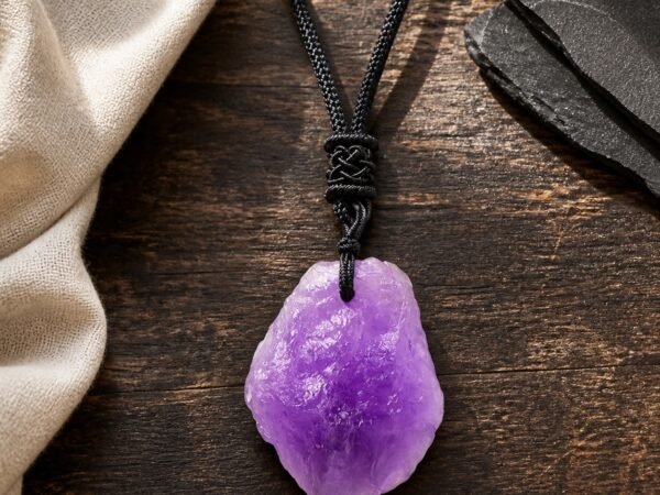 raw-crystal-talisman-pendant-collection-03-amethyst Amethyst raw crystal pendant with adjustable black braided cord