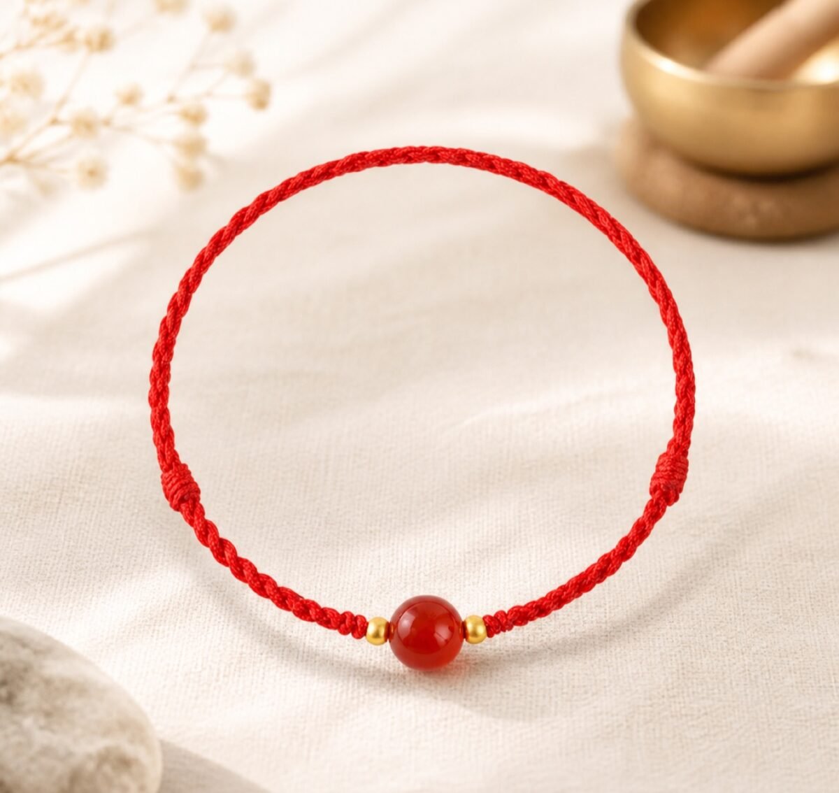 Red Agate Fortune Bracelet