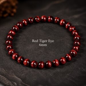 Red Tiger Eye Vitality Bracelet - 6mm