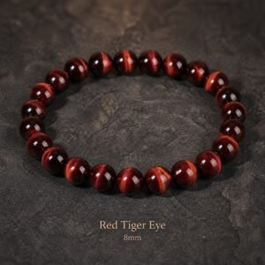 Red Tiger Eye Vitality Bracelet - 8mm