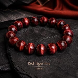 Red Tiger Eye Vitality Bracelet - 12mm
