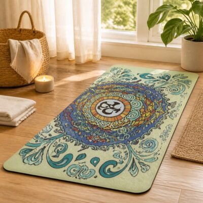 Round Mandala Meditation Mat