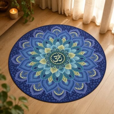 Round Mandala Meditation Mat