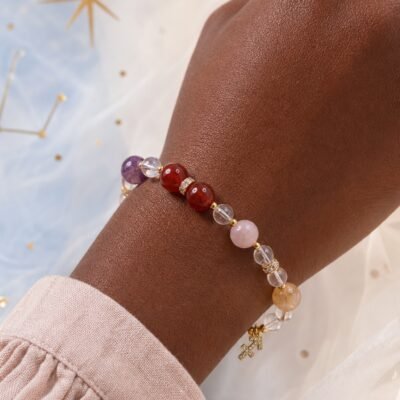Sagittarius Open Horizon Zodiac Crystal Bracelet