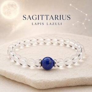 Celestial Birthstone Crystal Bracelet — Choose Your Sign - Sagittarius