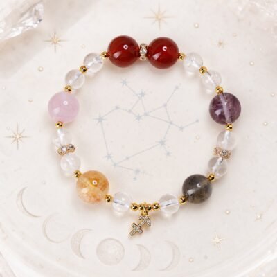 Sagittarius Open Horizon Zodiac Crystal Bracelet