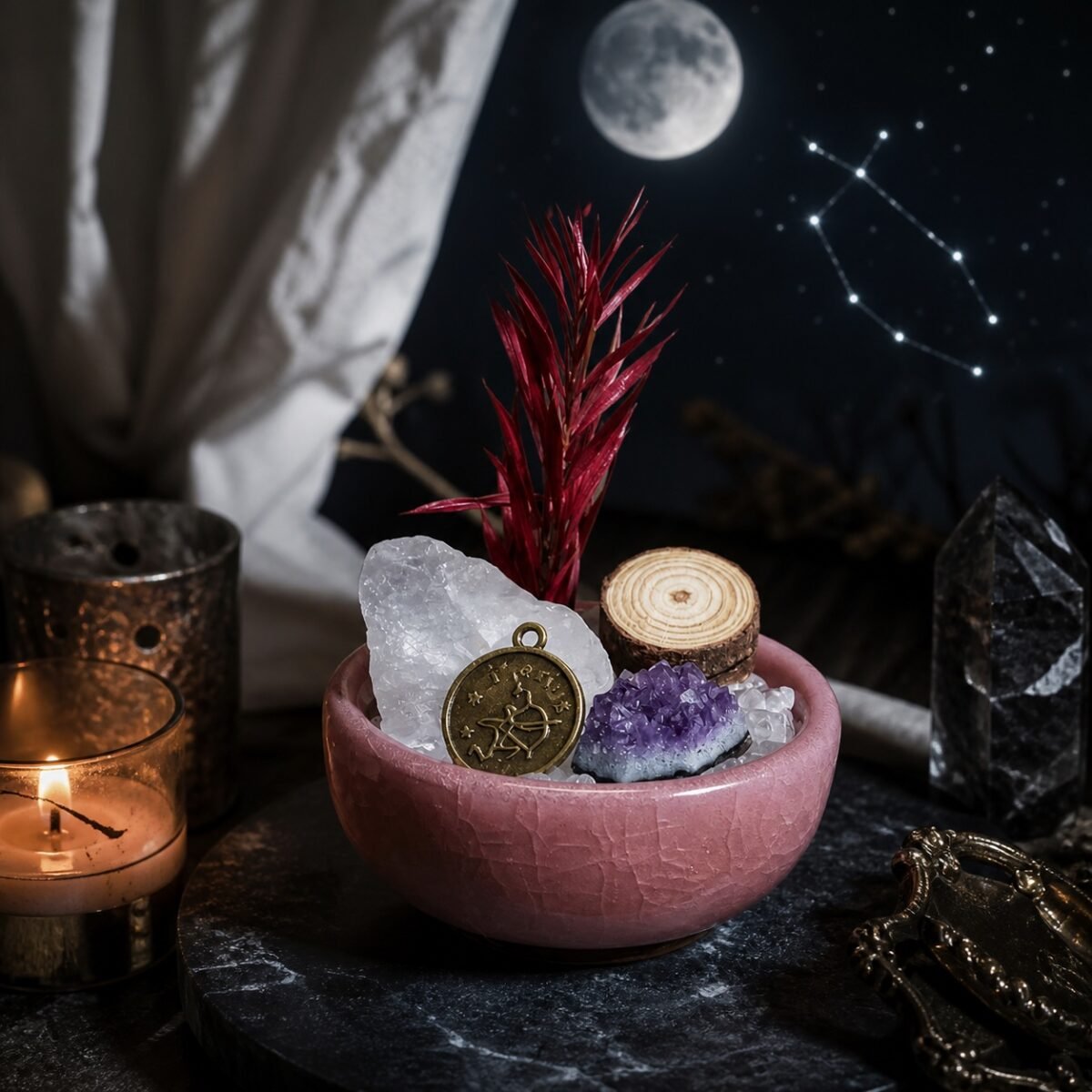 Sagittarius Crystal Micro-Landscape Desk Decor