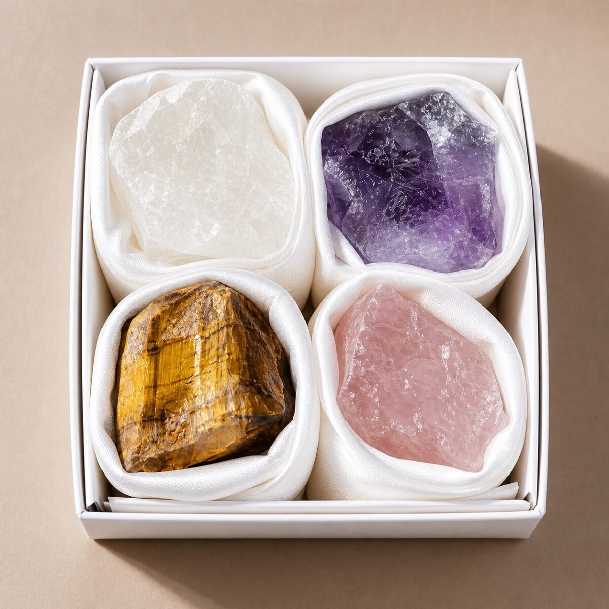 Sagittarius Four Raw Crystal Gift Set