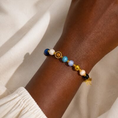 Scorpio Midnight Zodiac Faceted Crystal Bracelet